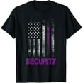 thumbnail image 1 of Officer Thin Purple Line American Flag T-Shirt, 1 of 4