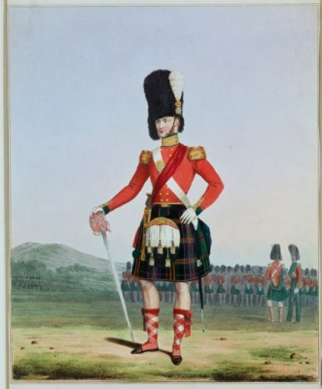 Officers Of The British Army No9  World HistoryGreat Britian Canvas Art -  (24 x 36)