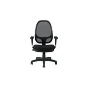 Global Offices To Go Mesh Fabric Manager Chair Black OTG11641B