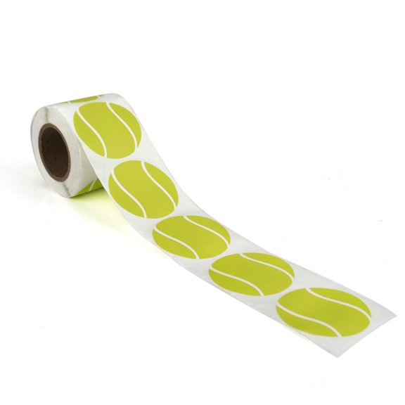 Officeship 2"Dia Tennis Ball Sticker, 250pcs/Roll
