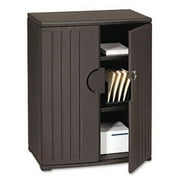 Officeworks Cabinet  1 Adjustable/1 Fixed Shelf  36 x 22 x 46  Black