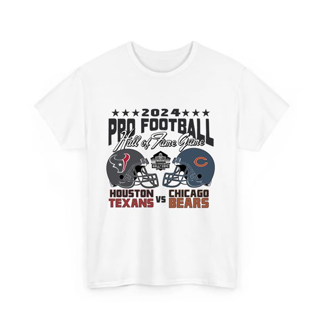 Official 2024 Pro Football Hall Of Fame Game Texans Vs Bears Shirt