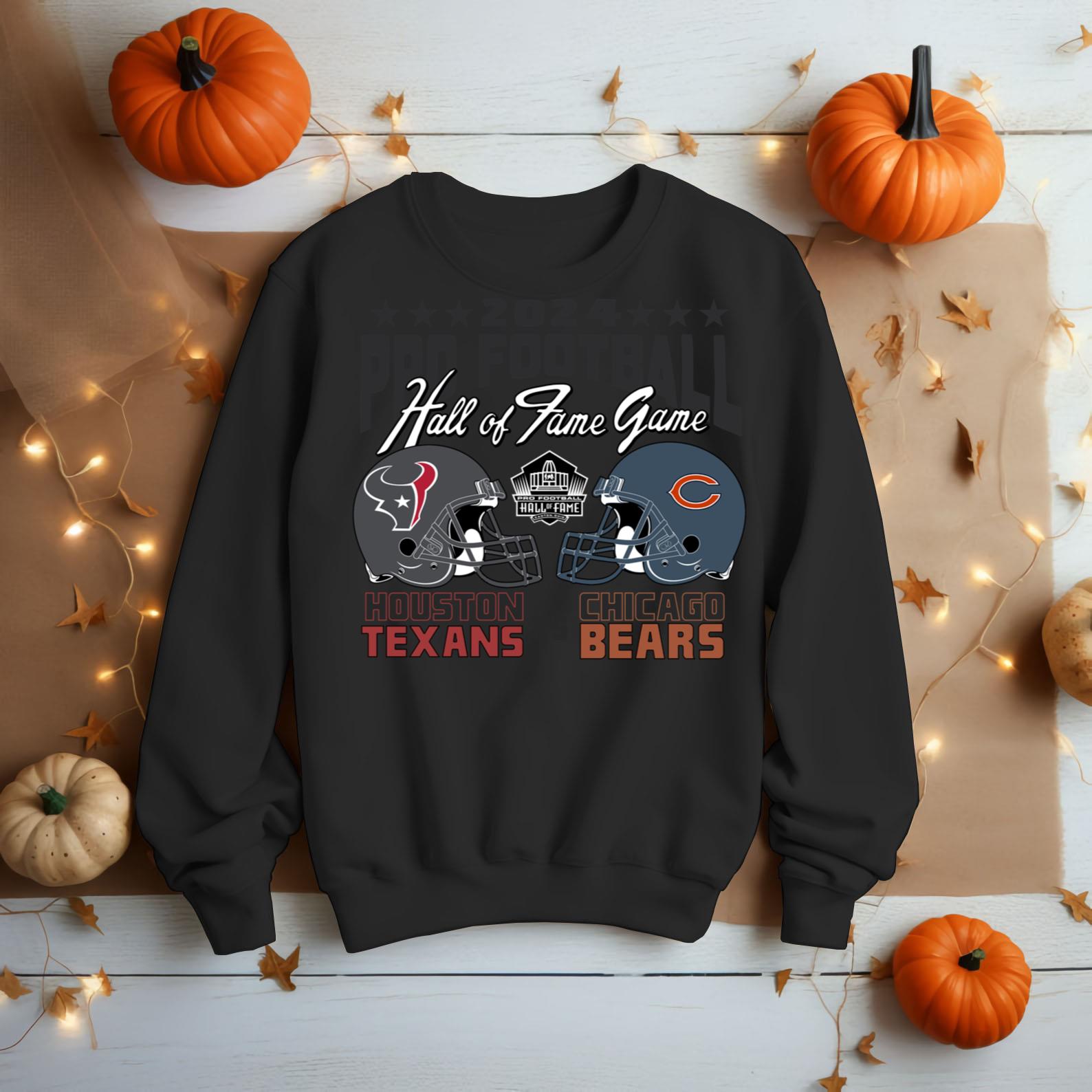Official 2024 Pro Football Hall Of Fame Game Texans Vs Bears Shirt