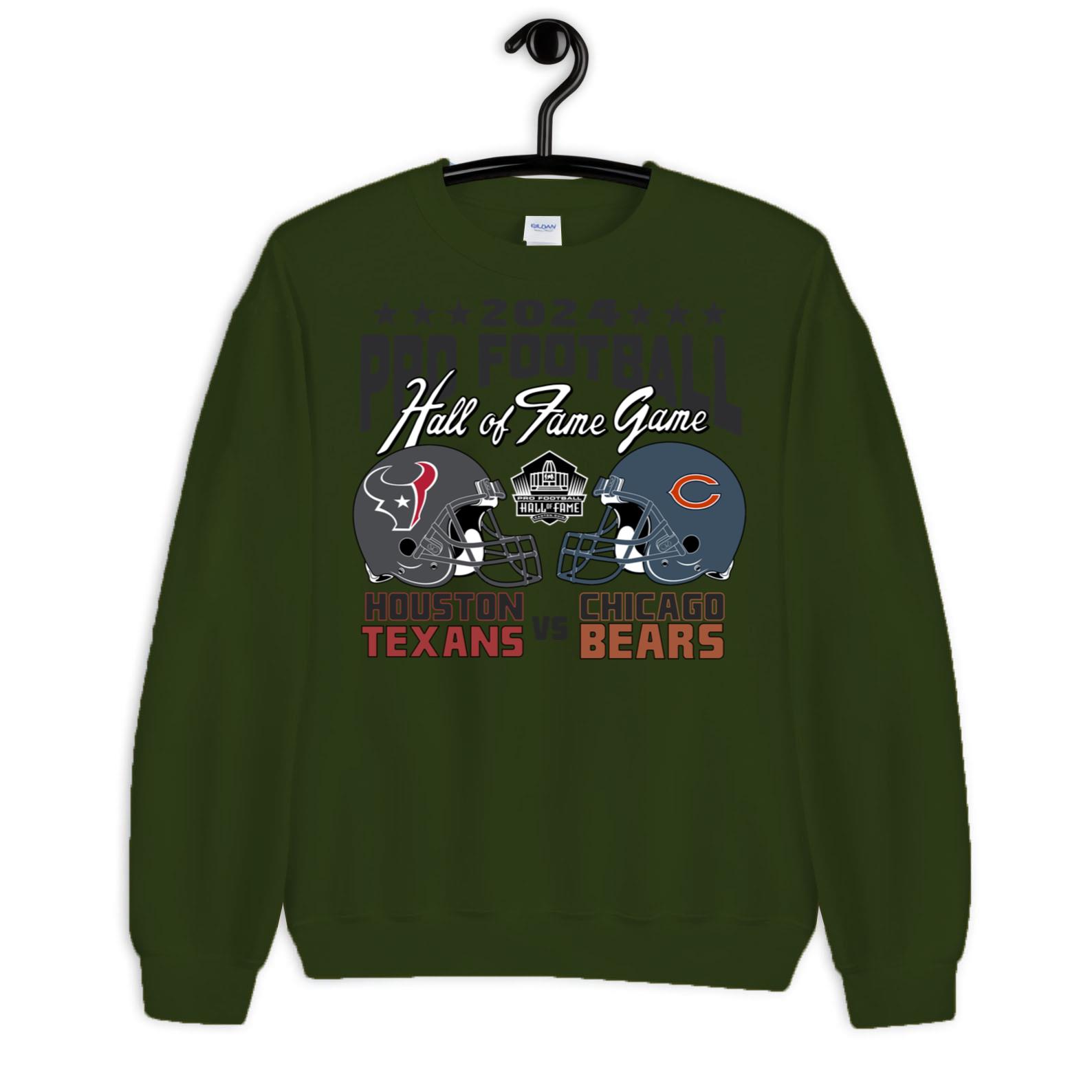 Official 2024 Pro Football Hall Of Fame Game Texans Vs Bears Shirt
