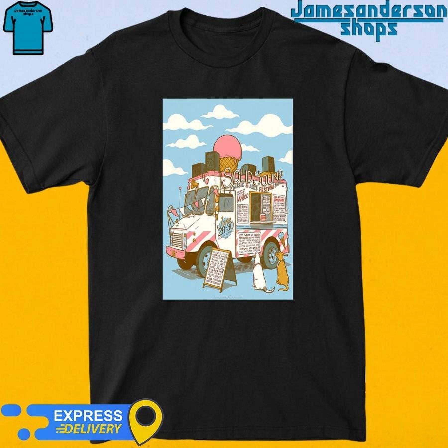 Official 2024 Wilco North Adams Massachusetts Solid Sound Poster Shirt