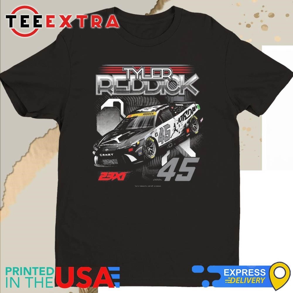 Official 23xi Racing Tyler Reddick Jumpman Car Shirt