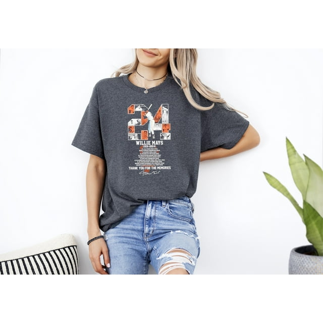 Official 24 Willie Mays 19312024 Thank You For The Memories UNISEX T