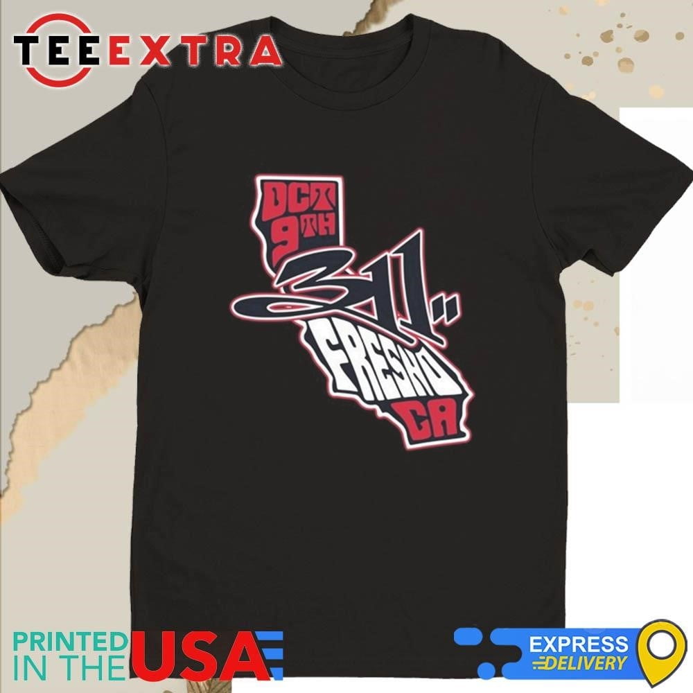 Official 311 Fresno Ca Oct 9 2024 Tour Shirt