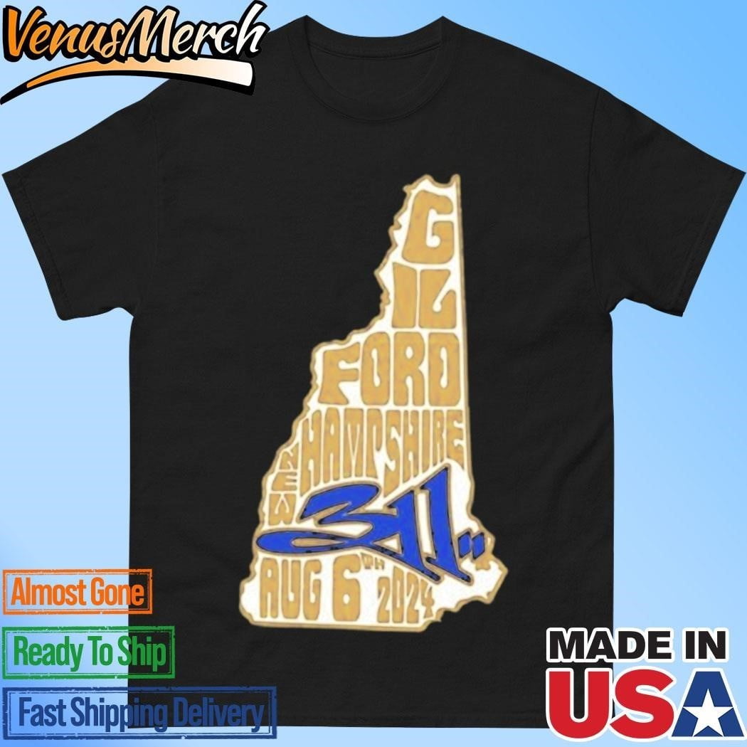 Official 311 In Gilford Nh On August 6 2024 Tour Shirt
