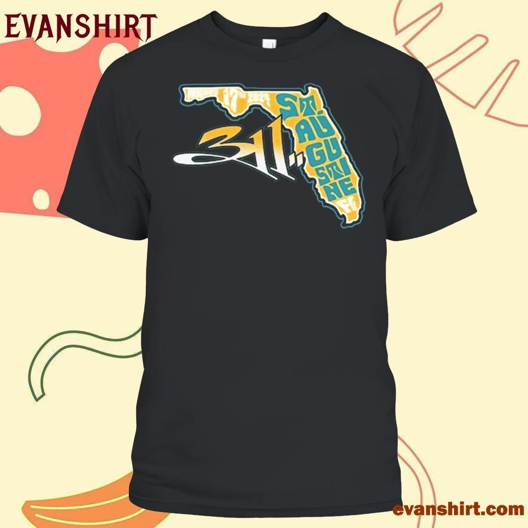 Official 311 Tour In St Augustine Fl On Aug 17 2024 Shirt