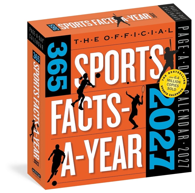 Official 365 Sports Facts-A-Year Page-A-Day(r) Calendar 2027: Trivia, Record-Breaking Facts, Come from Behind Wins & Quo, (Paperback)