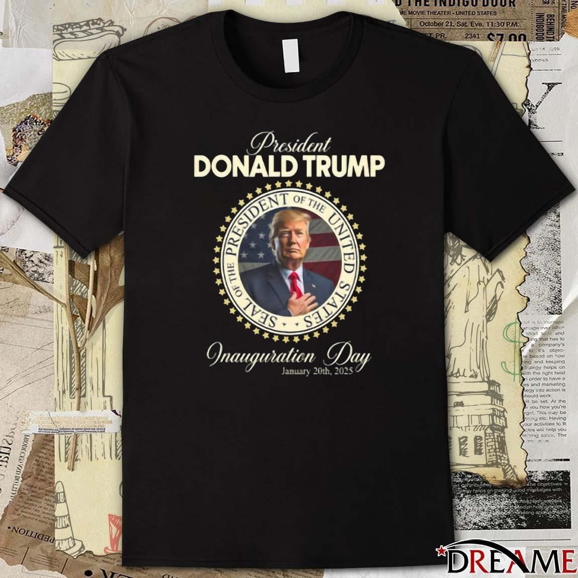 Official47thsealofthepresidentdonaldtrumpinaugurationdayjanuary20th2025united