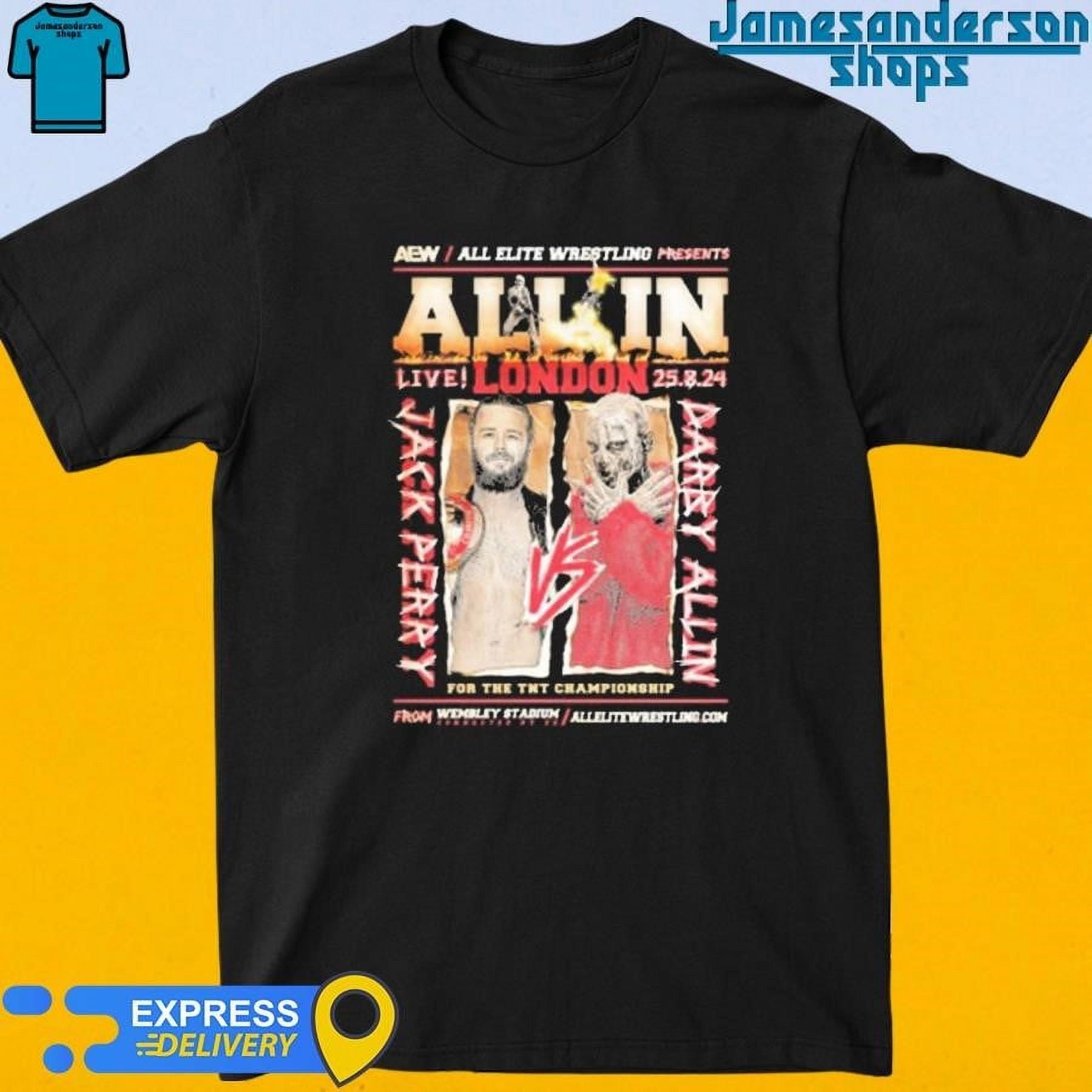 Official Aew All In 2024 Matchup Jack Perry Vs Darby Allin Shirt ...