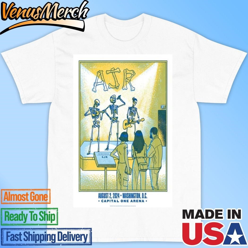 Official Ajr August 2 2024 Capital One Arena Washington Dc Poster Shirt