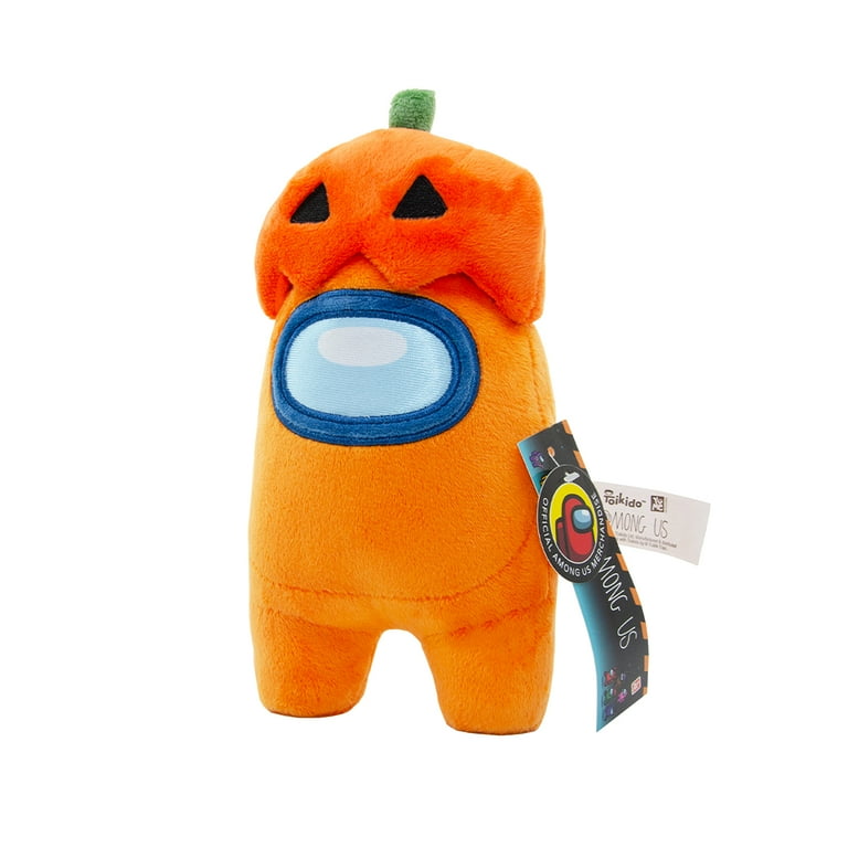 Official Among Us Halloween Plush Gift - Orange Pumpkin - Walmart.com
