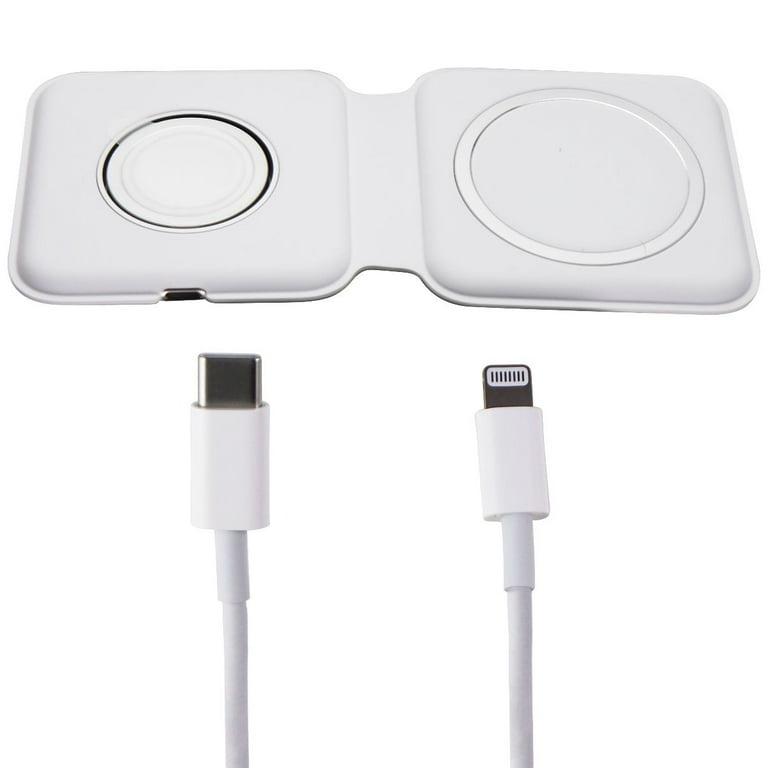 Official Apple MagSafe Duo Charger for iPhone Apple Watch White A2458 Used Walmart