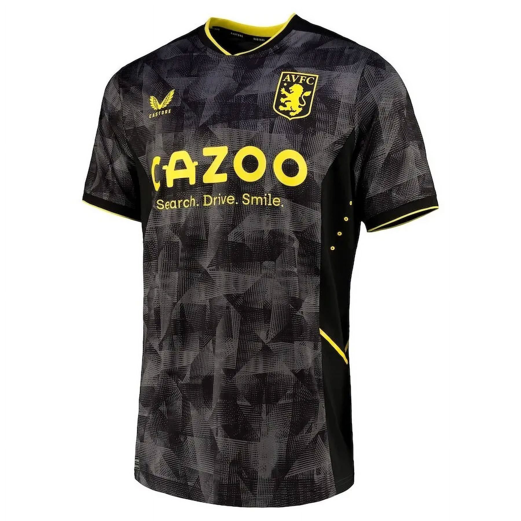Official Aston Villa Third Pro Jersey 2022/2023 Black/Yellow - Walmart.com