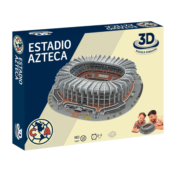 Official Azteca Soccer Stadium 3D Puzzle, Home of Mexico and Club America Soccer Teams