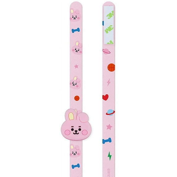 Official BT21 Baby Character Figure Strap - Smartphone One-Handed Holder Finger Grip Accessory (Cooky)