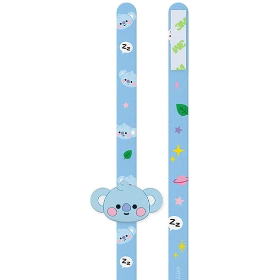 Official BT21 Baby Character Figure Strap - Smartphone One-Handed Holder Finger Grip Accessory (KOYA)