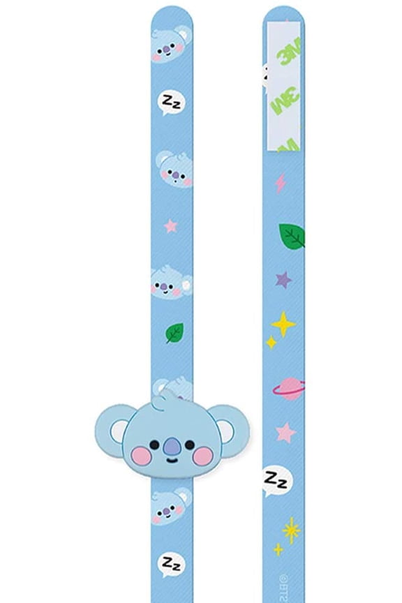 Official BT21 Baby Character Figure Strap - Smartphone One-Handed Holder Finger Grip Accessory (KOYA)