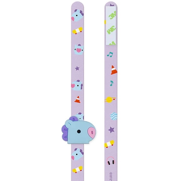 Official BT21 Baby Character Figure Strap - Smartphone One-Handed Holder Finger Grip Accessory (MANG)