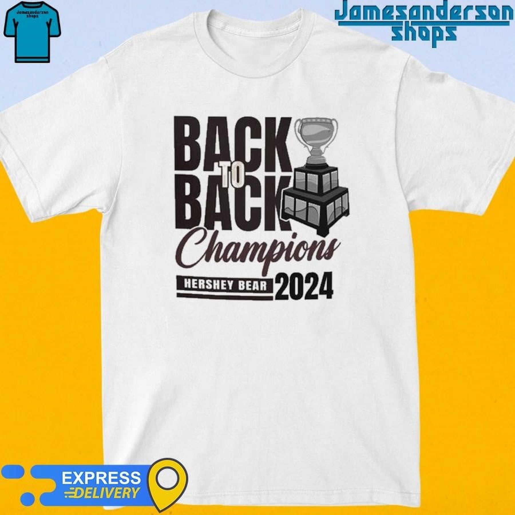 Official Back To Back Champions Hershey Bears 2024 Shirt