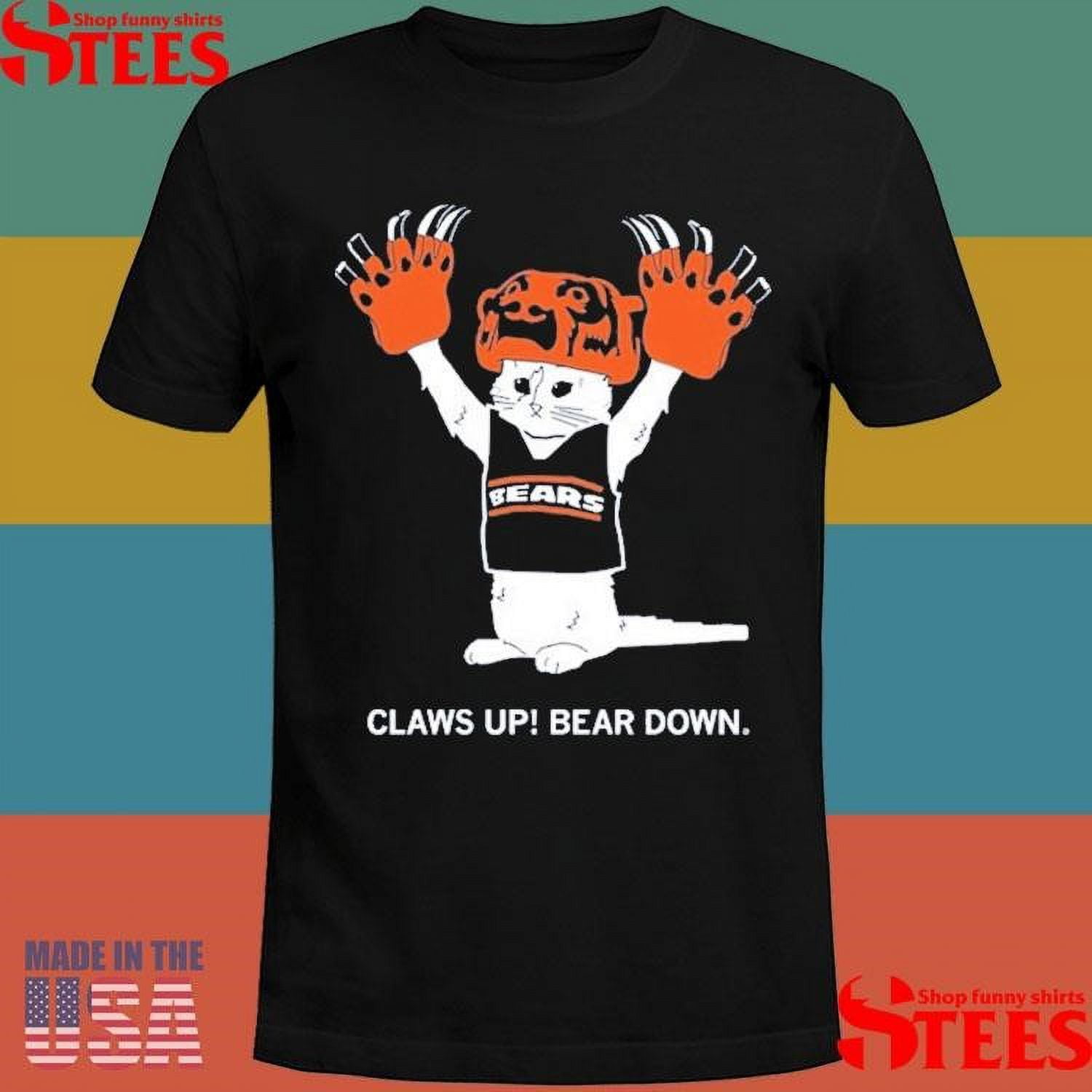 Official Bear Down Claws Up Bear Down Shirt