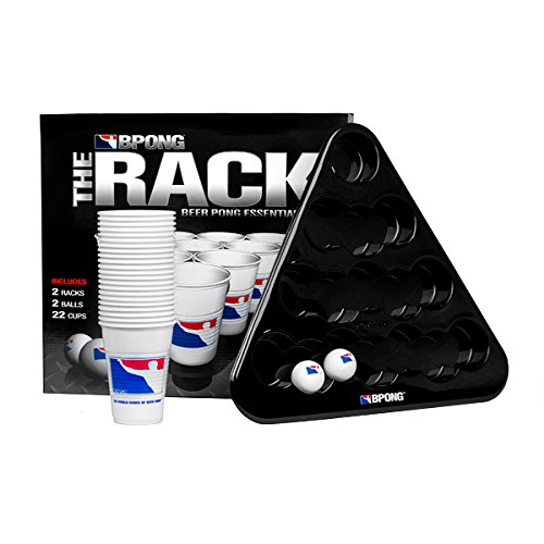 Official Beer Pong Kit by BPONG - World Series of Beer Pong (WSOBP) 2 Racks, 22 Cups & 2 Balls - image 1 of 2