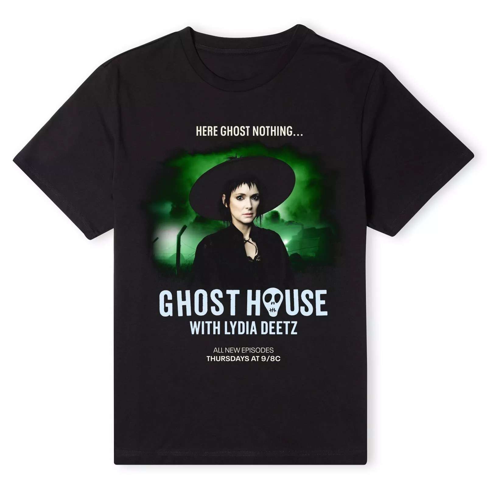 Official Beetlejuice Ghost House With Lydia Deetz Unisex TShirt