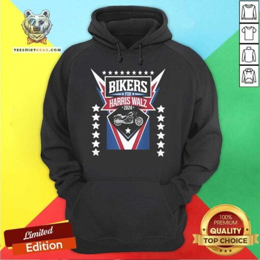 Official Bikers For Harris Walz 2024 Harris Waltz 2024 Election HOODIE