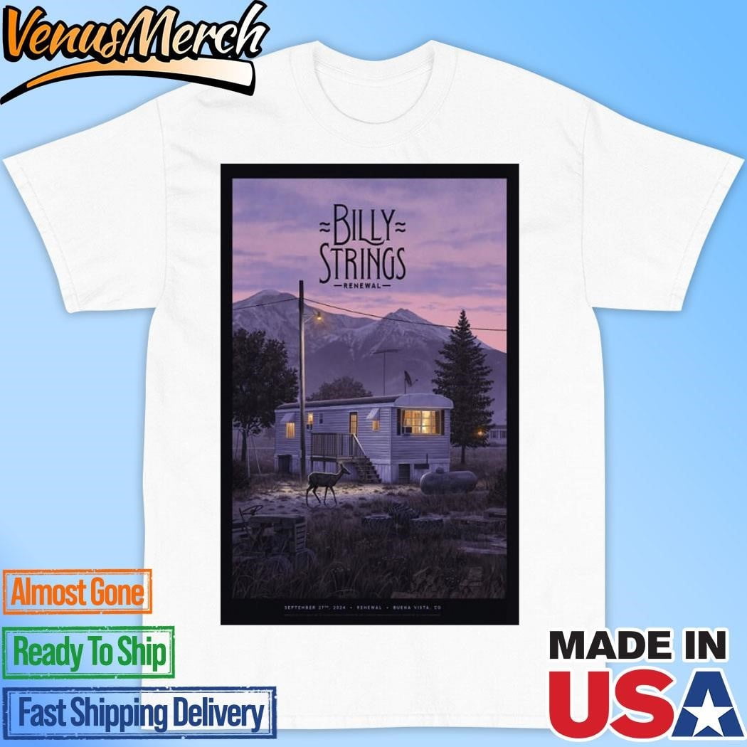Official Billy Strings Sept 27 2024 Buena Vista Colorado Event Poster Shirt