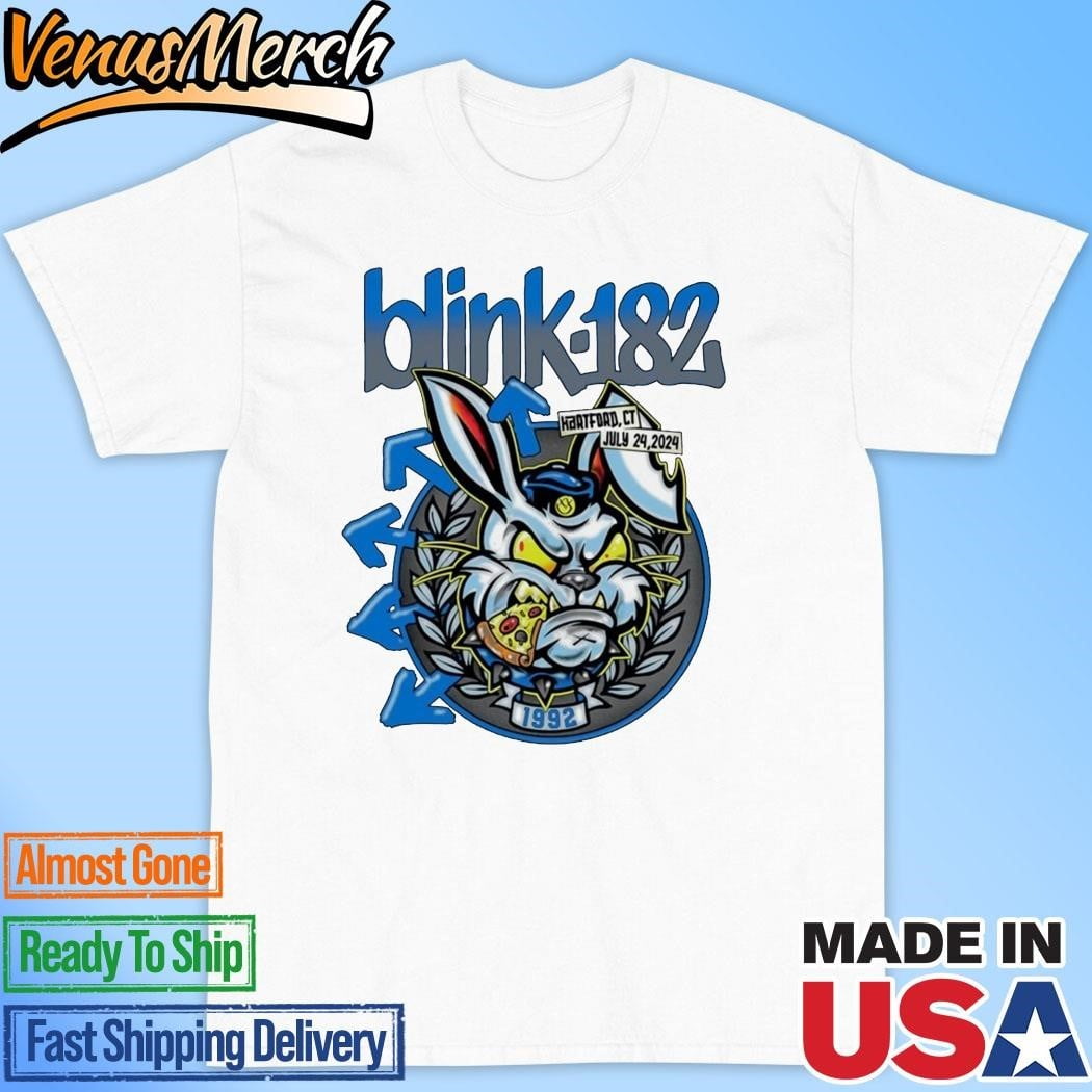Official Blink182 Hartford Connecticut July 24 2024 Shirt