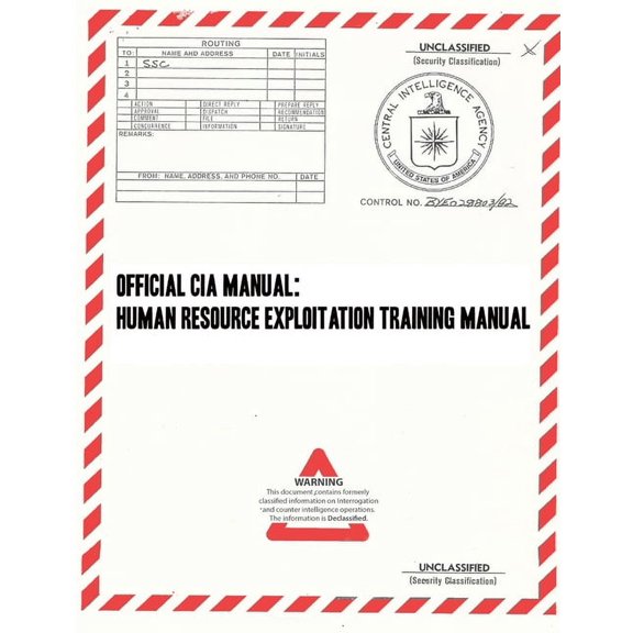 Official CIA Manual: Human Resource Exploitation Training Manual, (Paperback)