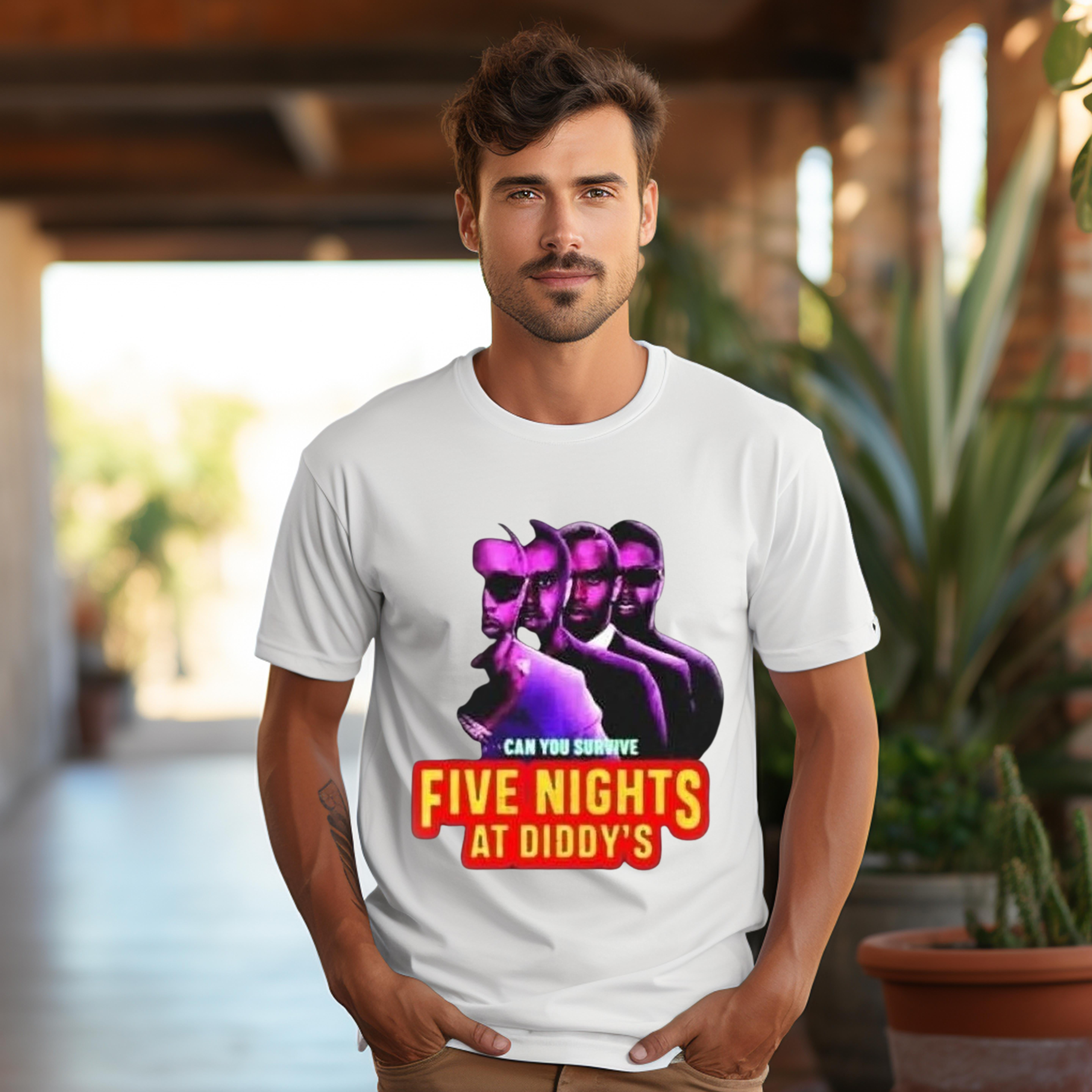 Official Can You Survive Five Nights At Diddys UNISEX T-Shirt - Walmart.com