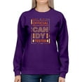 thumbnail image 1 of Official Candy Tester Sweatshirt Women -Image by Shutterstock, Female 3X-Large, 1 of 4