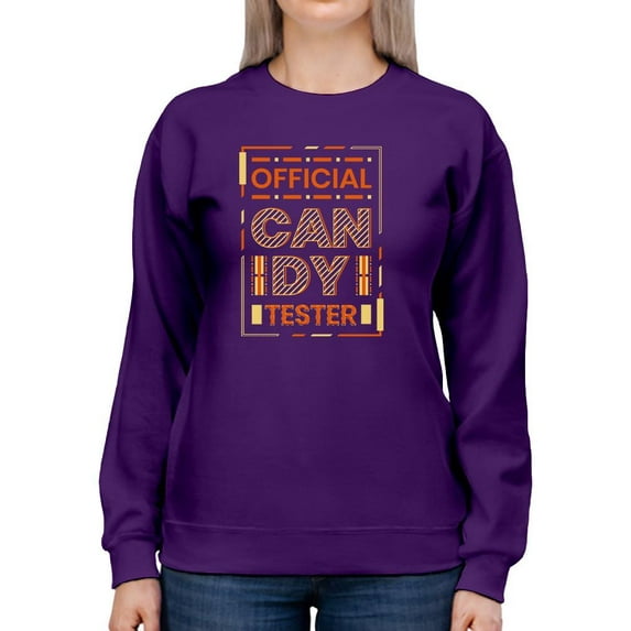 Official Candy Tester Sweatshirt Women -Image by Shutterstock, Female 3X-Large