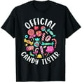 thumbnail image 1 of Official Candy Tester Sweet Lollipop Taster Funny Kids Adult T-Shirt, 1 of 4