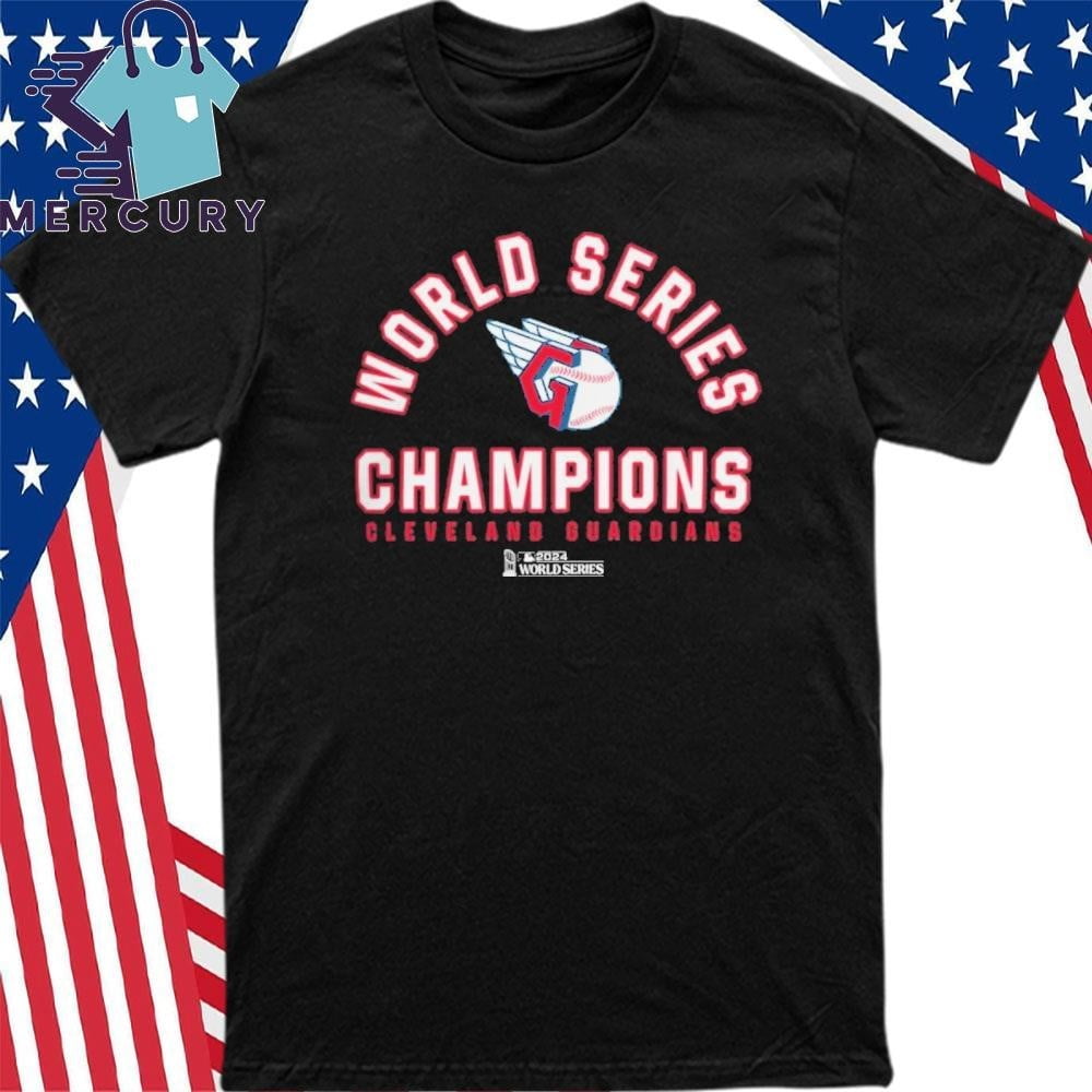 Official Cleveland Guardians 2024 World Series Champions Logo Shirt