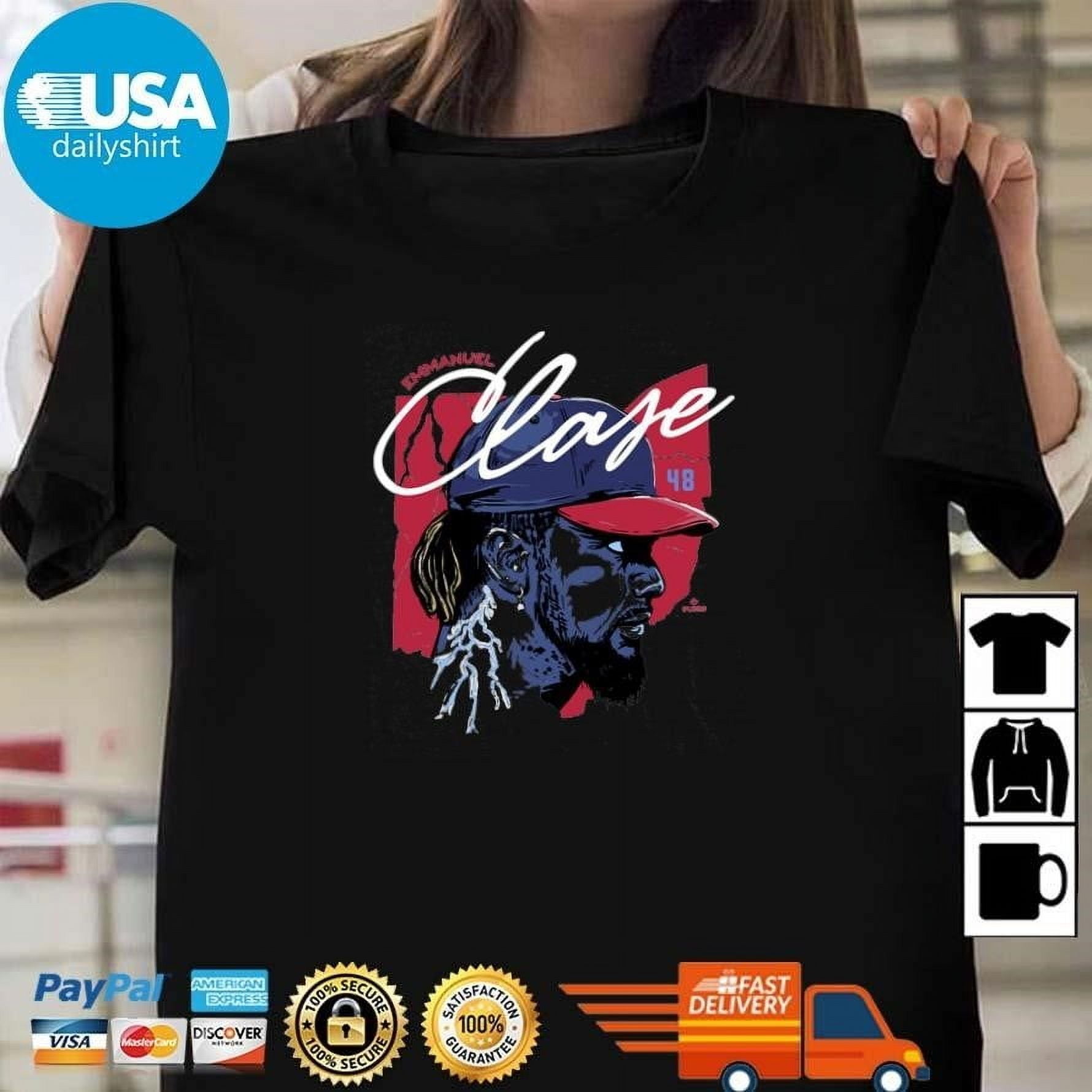 Official Cleveland Guardians Emmanuel Clase Lightning 2024 Tshirt