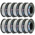 thumbnail image 1 of Official Creality 10-Pack PETG 3D Printer Filament Non-Toxic Excellent Toughness High Precision, Dimensional Accuracy±0.02 mm Premium 3D Printing Filament-White, 1 of 9