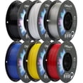 thumbnail image 1 of 6-Pack Creality PETG 3D Printer Filament Non-Toxic High Toughness Accuracy, 1 of 9