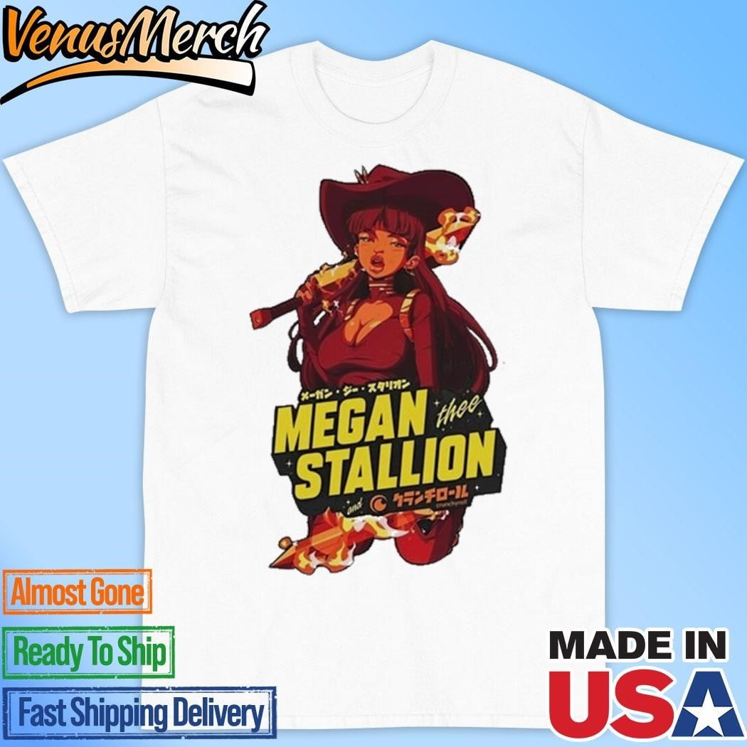 Official Crunchyroll X Megan Thee Stallion Streetwear T shirt Walmart