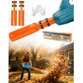 thumbnail image 1 of Official Cyclone2x Leaf Blower Air Booster Attachment,Venturi Gutter & Snow Blower Attachment,Increases 2X Airflow for Wet Leaves/Snow,All-Season Blower Attachment,for 2-4 Inch Nozzles (Yellow-2Pcs), 1 of 8