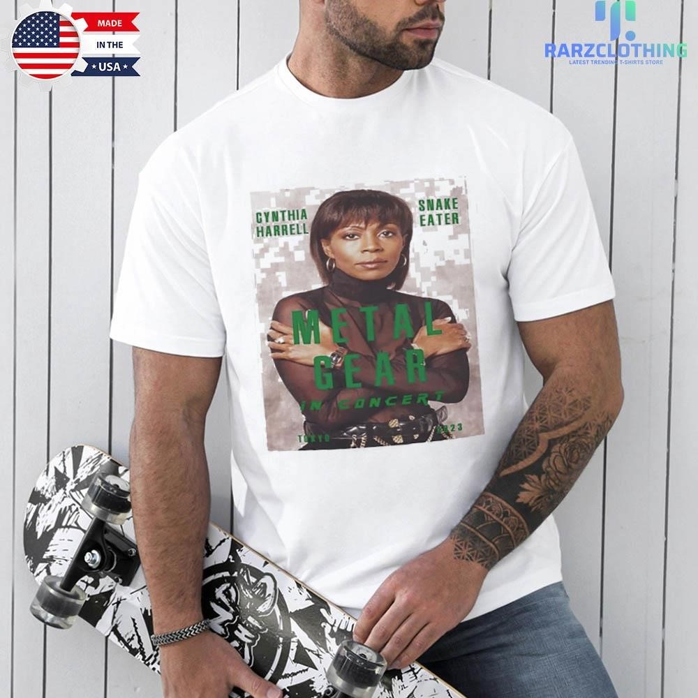 Official Cynthia Harrell Snake Eater Metal Gear Shirt