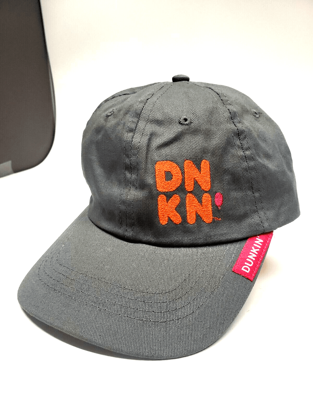 Official DUNKIN' DONUTS Employee Uniform Adjustable Hat Grey with Logo