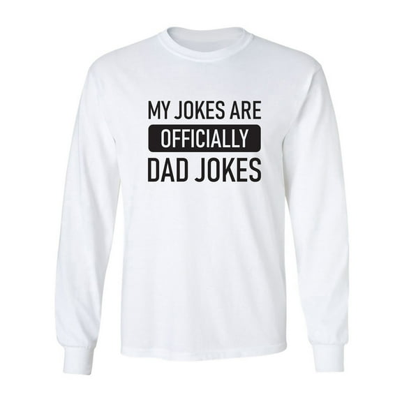 Official Dad Jokes Adult Long Sleeve T-shirt