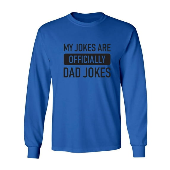 Official Dad Jokes Adult Long Sleeve T-shirt