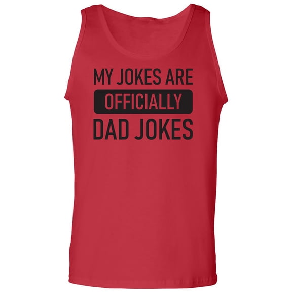 Official Dad Jokes Adult Tank Top