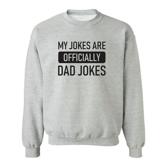 Official Dad Jokes Crewneck Sweatshirt